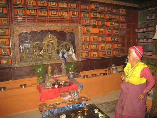 Blessed in a quaint Gompa