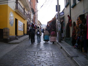 Street in La Paz