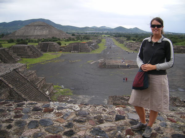 Kat at Teotihuacan