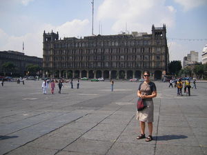Kat in the Zocalo