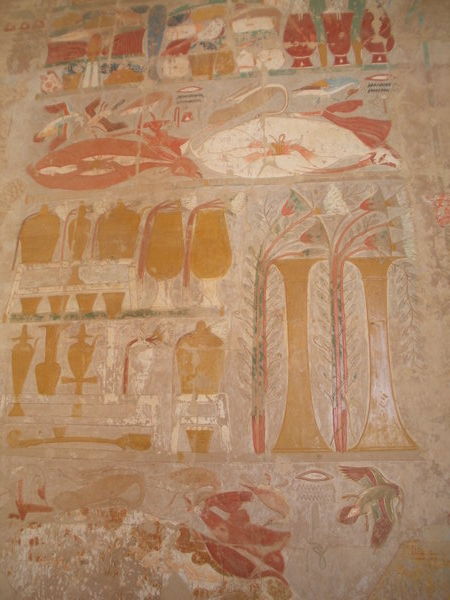 At Hatshepsut's funerary temple