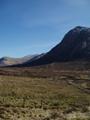 The valley and mountains at Glen Coe