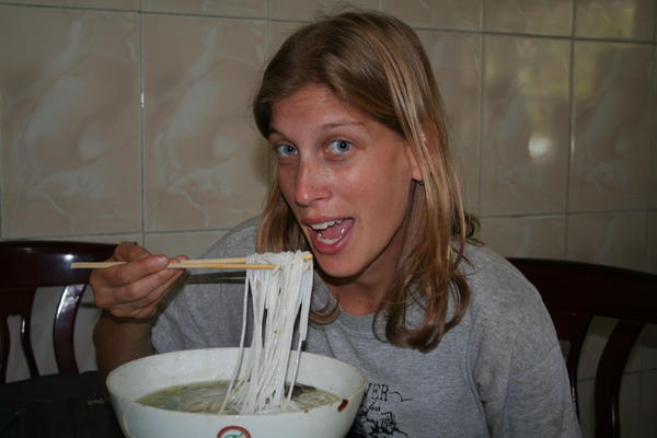 Big ass bowl of noodle soup