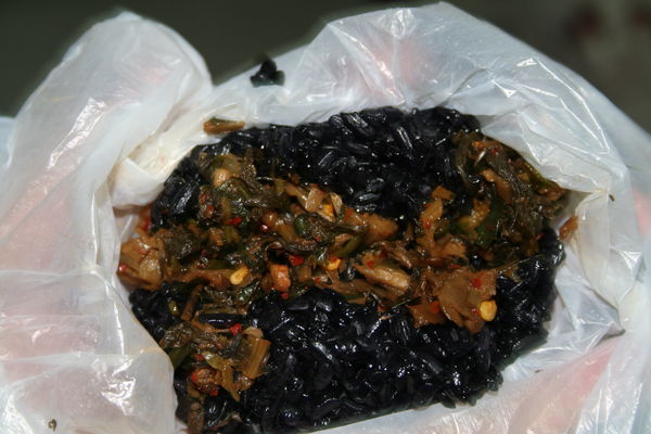Traditional Zhaoxing black sticky rice