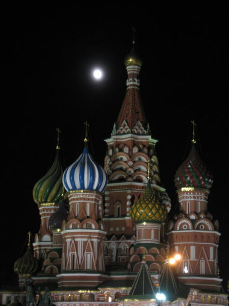 St. Basil's Cathedral at night
