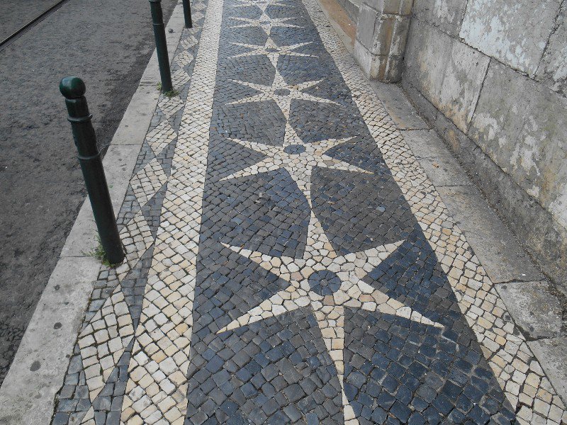 A typical sidewalk
