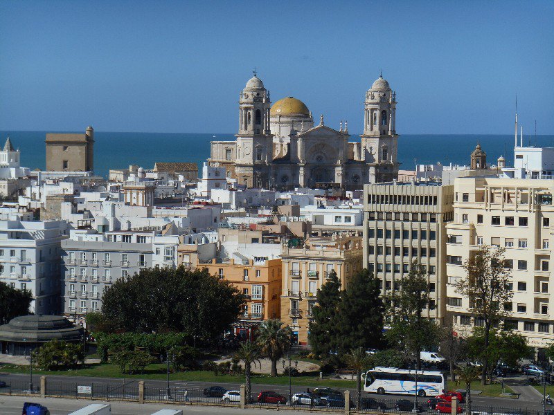 View of Cadiz from the ship