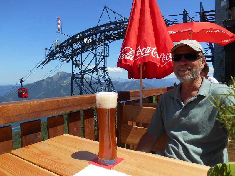 A vista and a beer