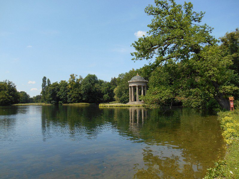 The Temple Gazebo on one of the lakes