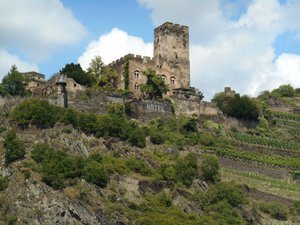 A Castle Along the Rhine River