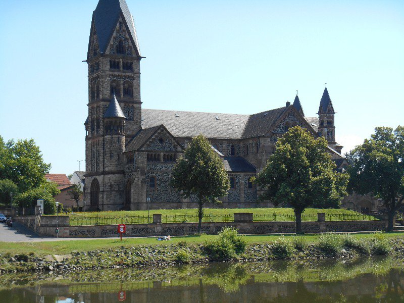 Cathedral on the river bank