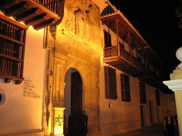 Cartagena old town at night (duh!)