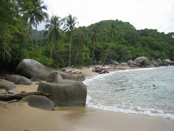 paradise beaches at Tayrona