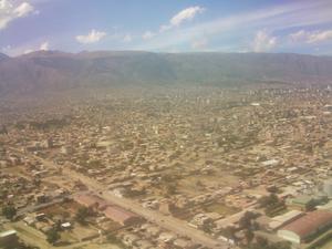 Cochabamba ariel view