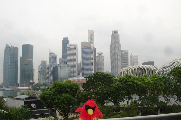 Singapore skyline from Marina Square