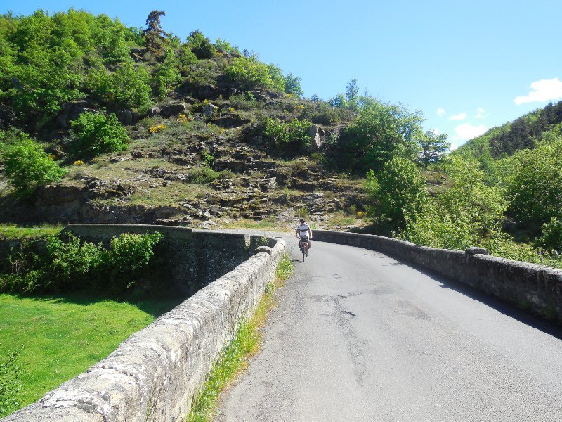 Stone bridge before climb