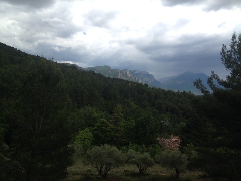 On the way to Moustiers