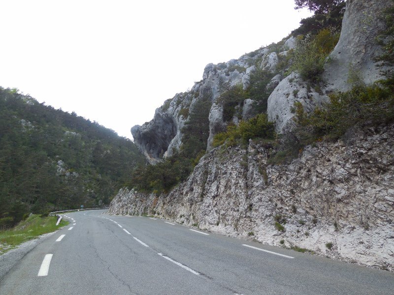 On the road to Gorge du Loup