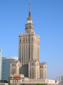 Palace of Culture (View from Hotel)