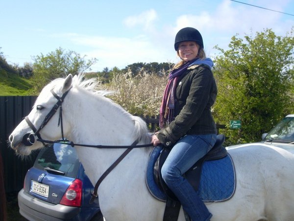 Em on the horse