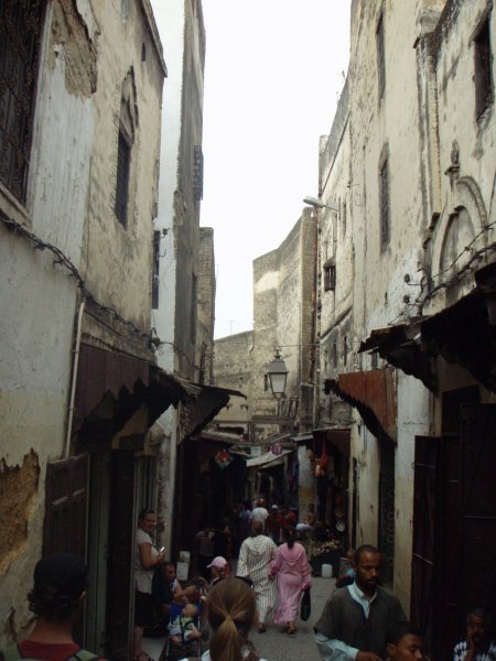 Streets of the Walled City in Fes