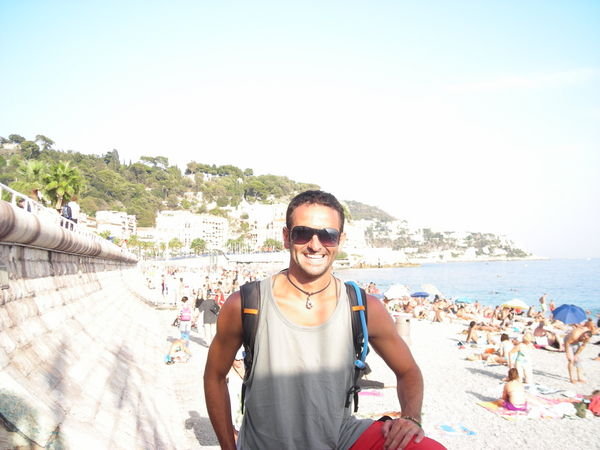 Nice, France beach time!