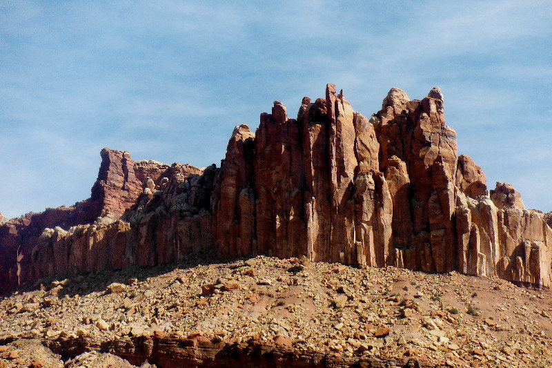 The rocks of Capital Reef National Park, Utah.