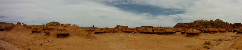 A panoramic, Goblin Valley State Park, Utah, USA