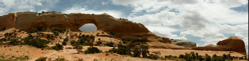 Panoramic of Wilson Arch