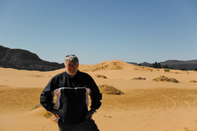 Self-portrait at the dunes