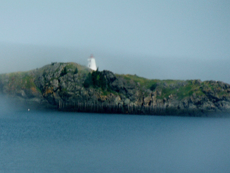 Swallowtail Lighthouse as you enter the harbour