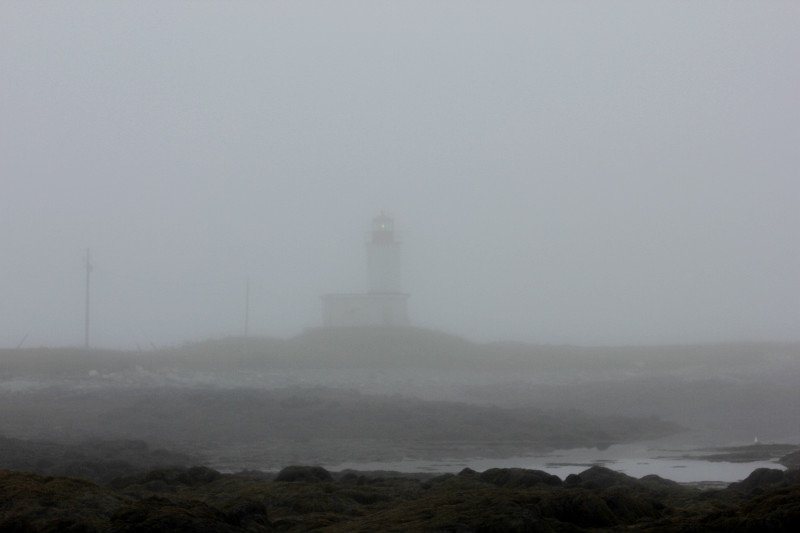 Long Point Lighthouse thru the fog