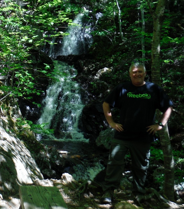 Me at Corny Brook Waterfall