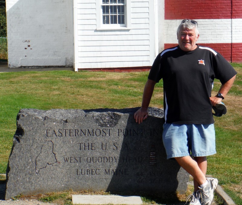 Standing at the easternmost point in the USA