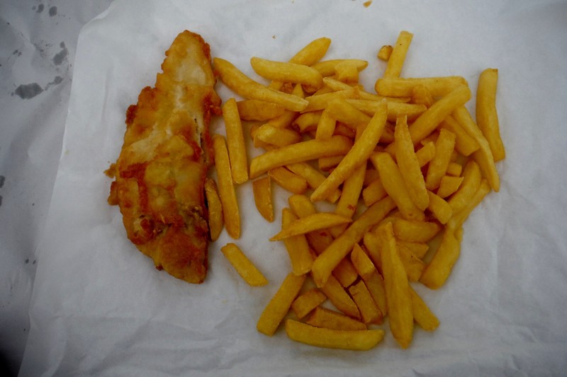 Fish and chips of Opononi