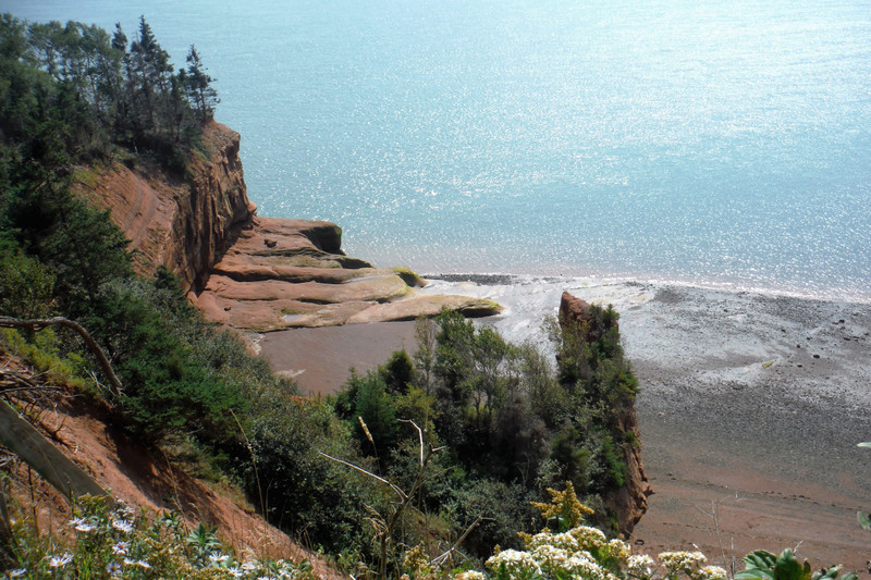 View from the trail at Five Islands