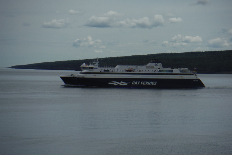 The ferry returning to Saint John New Brunswick from Digby Nova Scotia