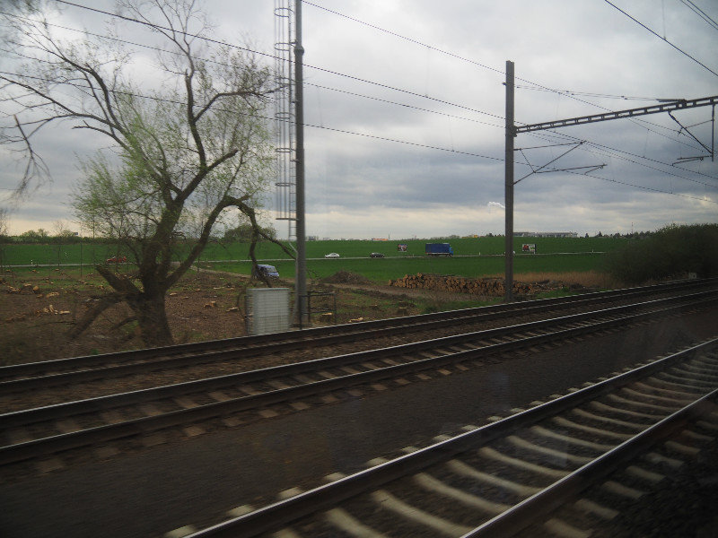 Scenery on the train