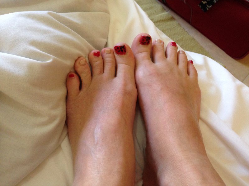 My beautiful toes. 