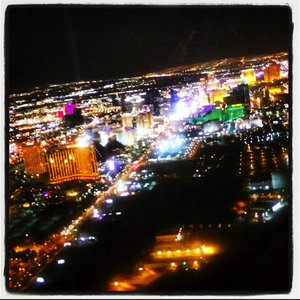 The Las Vegas Strip from the air