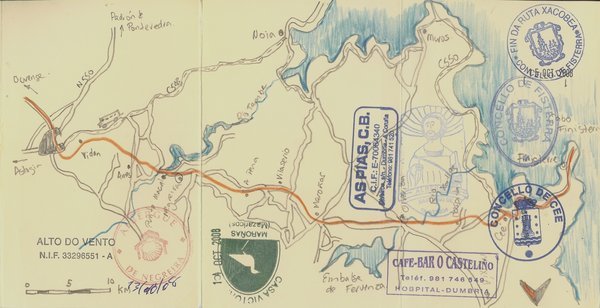 Mapa Finisterre 