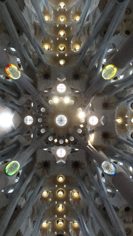 Sagrada Família Ceiling