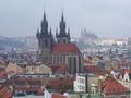 Prague Castle in distance on far hill