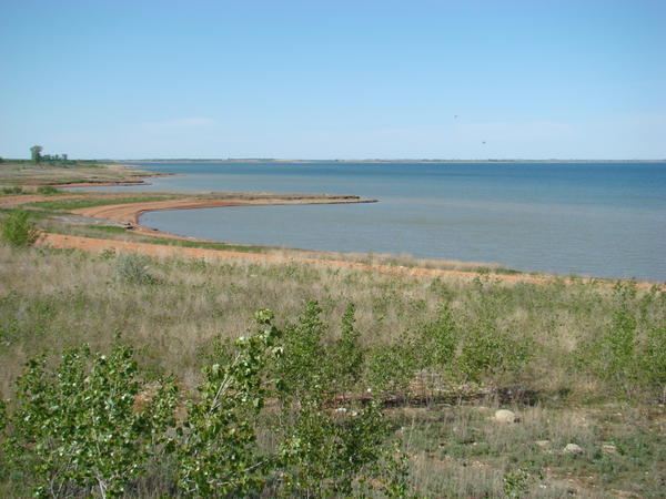 View of a Section of Lake Sakakawea