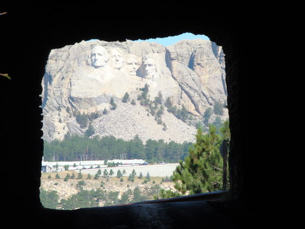 Tunnel View of Mount Rushmore