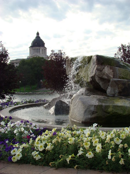 Fountain on Capitol Grounds