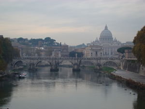 View of St. Peter's and Tibor Late Day
