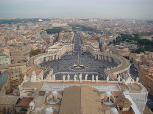 View from Dome of Rome and Square
