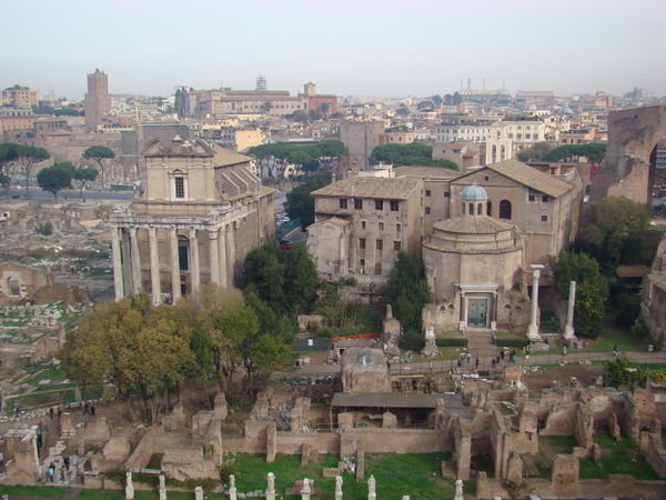 View of Forum Temples