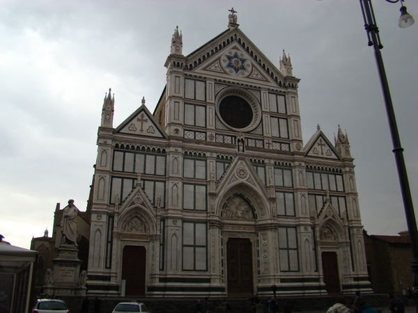 Basilica di Santa Croce in the rain